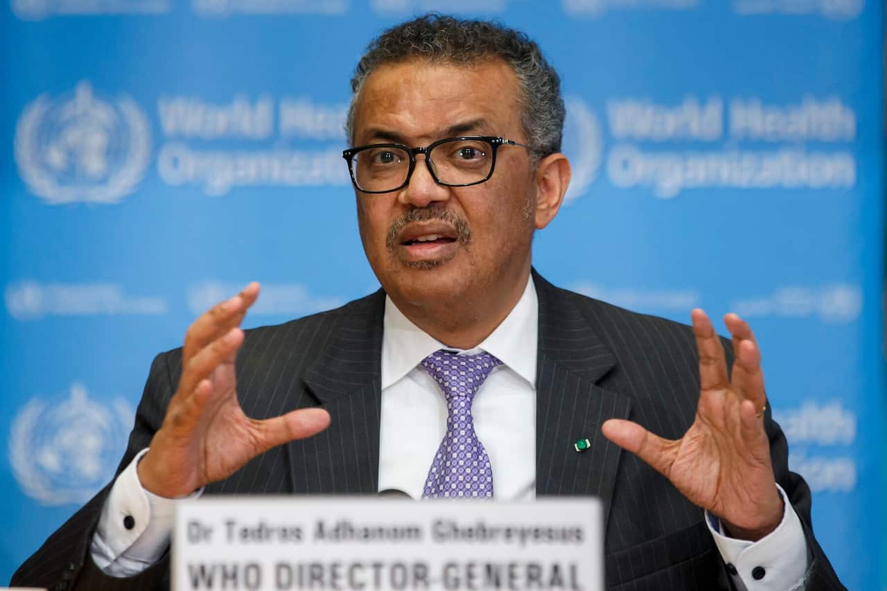 WHO director general Tedros Adhanom Ghebreyesus has been accused by the United States of helping China downplay the disease.