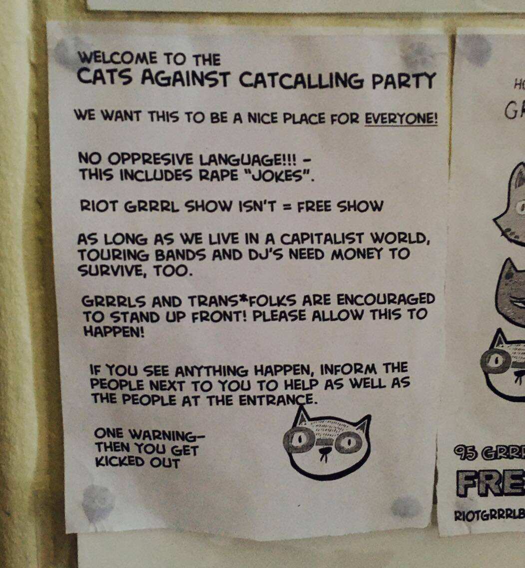 Cats against catcalling