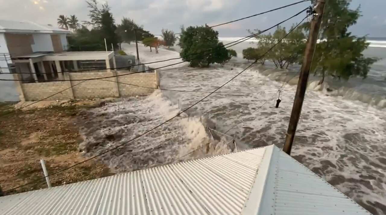 The full extent of the damage in Tonga is still unclear with communication lines down.