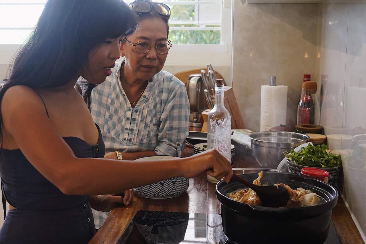 Ms Tejaya says growing up as a child of a migrant can often mean you’re stuck between two worlds.