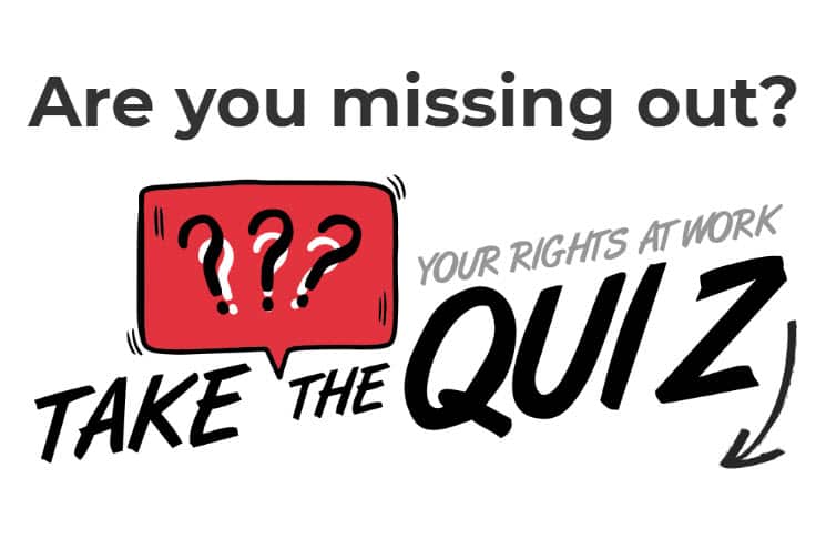 People can take quiz at the 100% Pay portal to help them discern whether they are being mistreated.