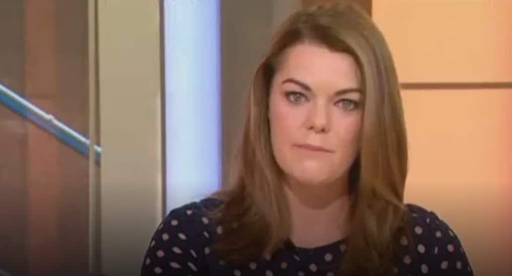 Greens Senator Sarah Hanson-Young exchanged words with Pauline Hanson on Channel Seven's Sunrise.