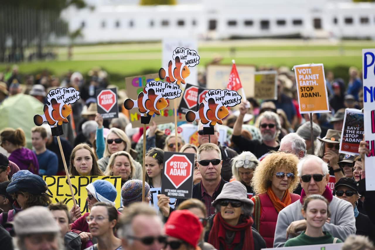 An anti-Adani Rally