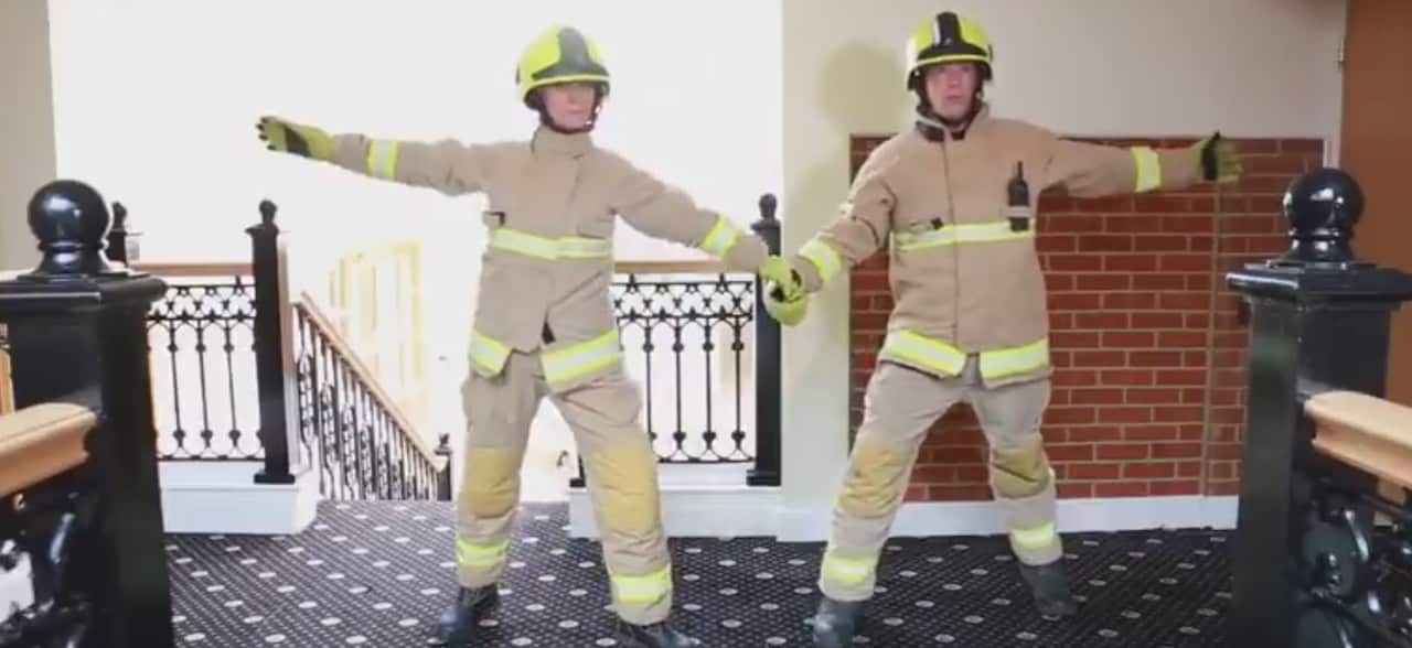Kent Fire and Rescue performed a parody Dirty Dancing video for fire alarm safety.