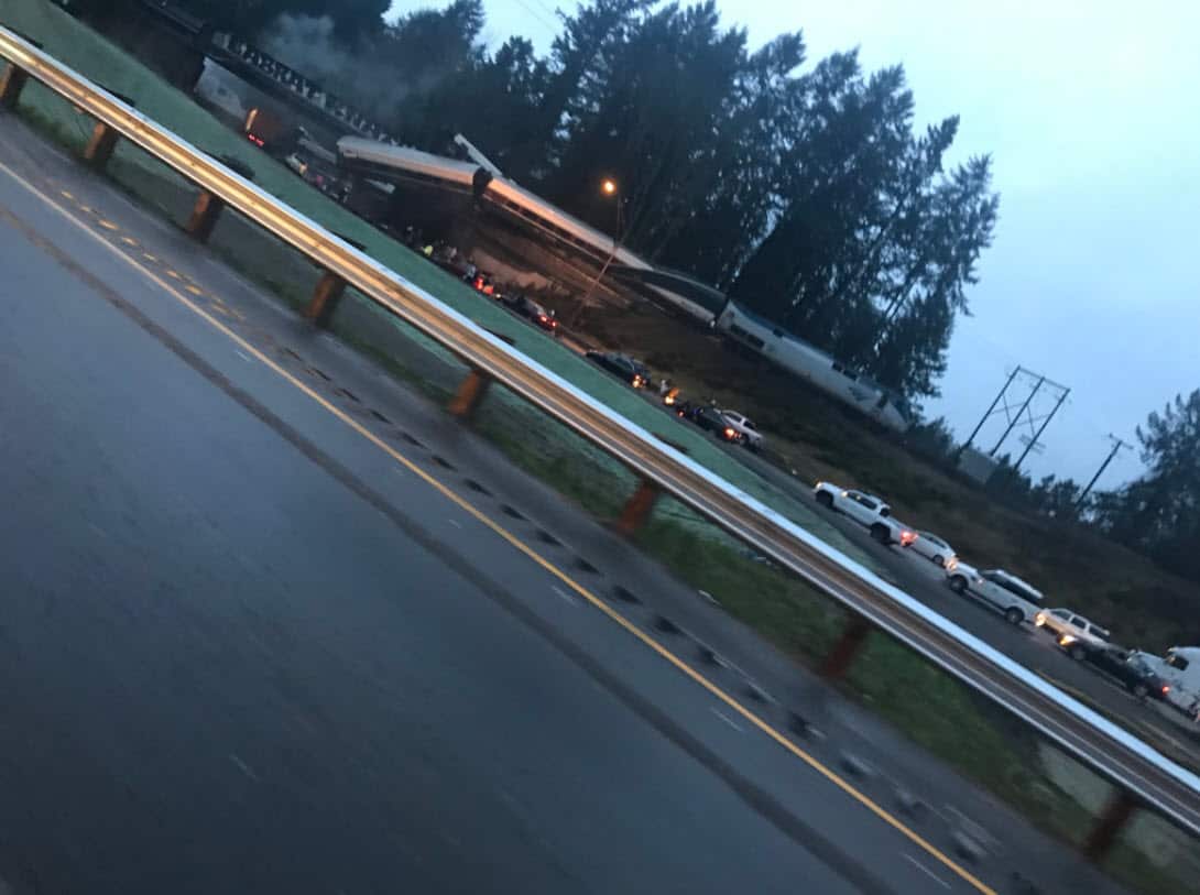 Train derails in the US.