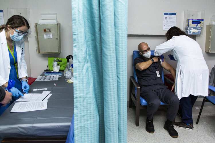 The US vaccine rollout has been criticised for reportedly widespread delays.