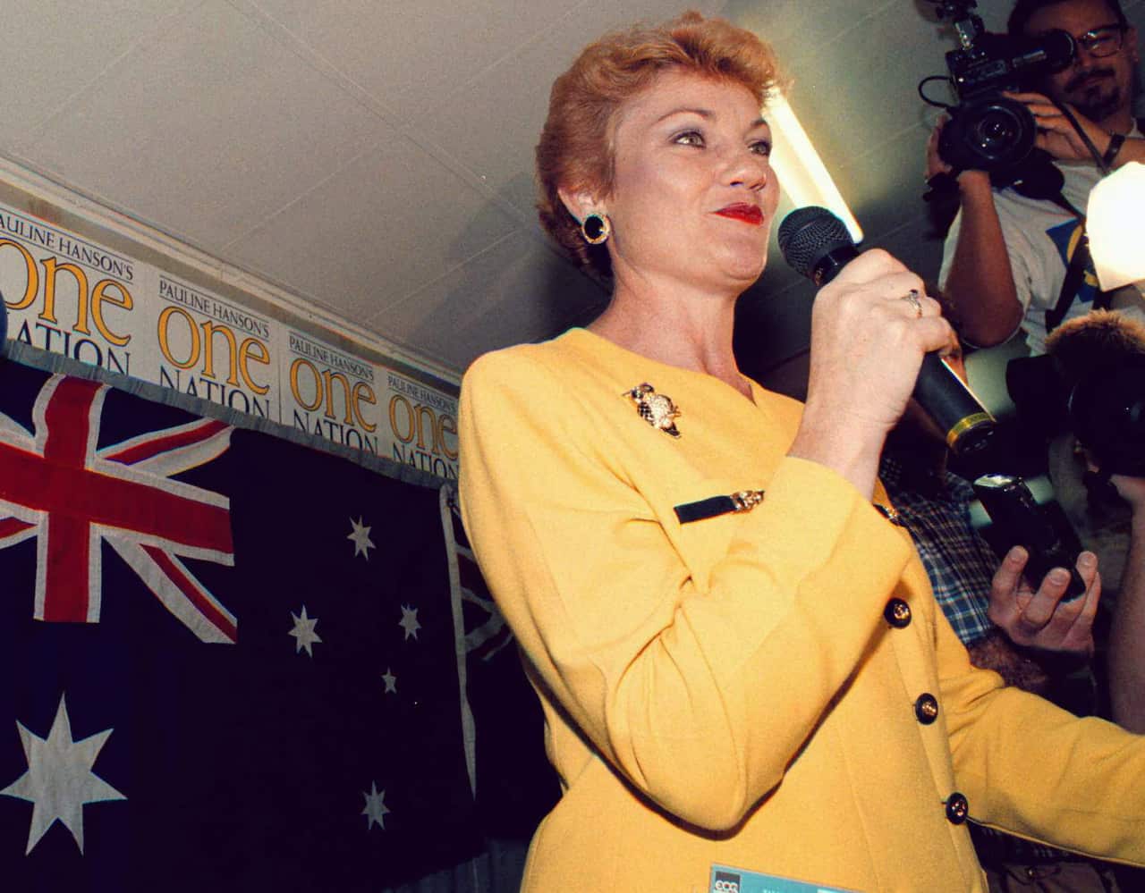 Pauline Hanson in 1998