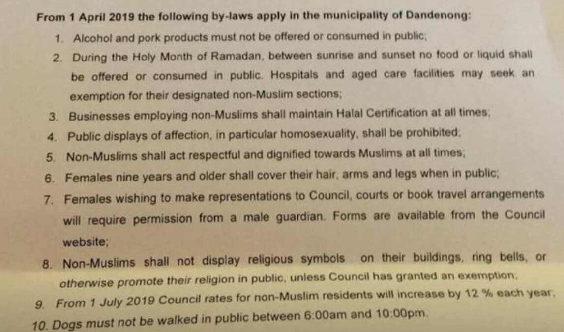 A copy of the letter.