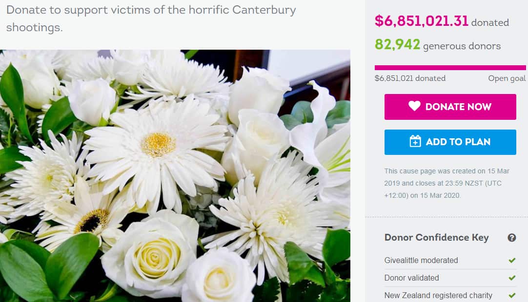 Charity crowdfunding page Givealittle has raised million of dollars for families.