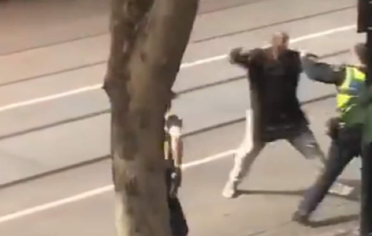 An unverified picture from the scene. 