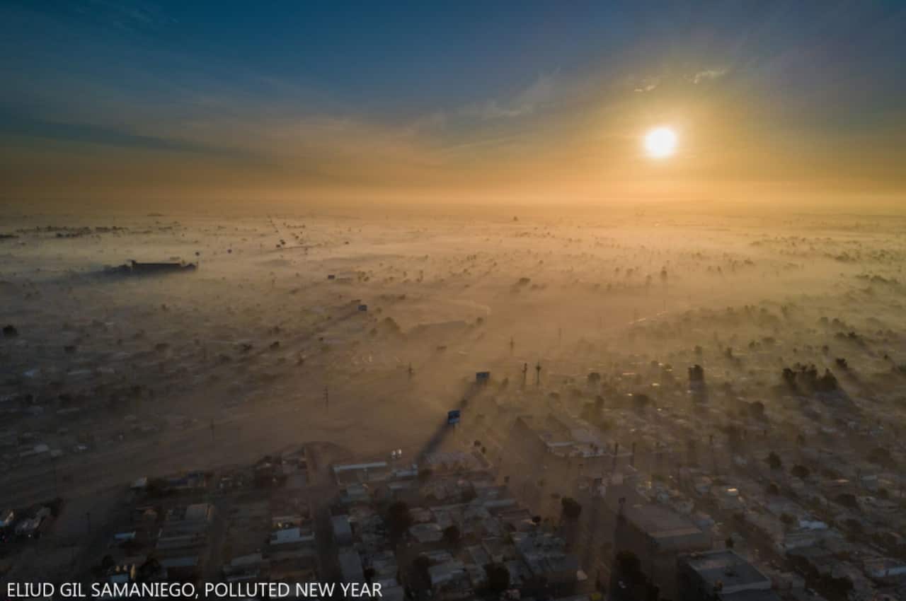 Polluted New Year by Eliud Gil Samaniego.