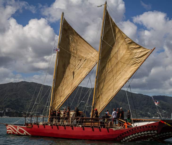 The Haunui will be part of the Tuia 250 voyage.