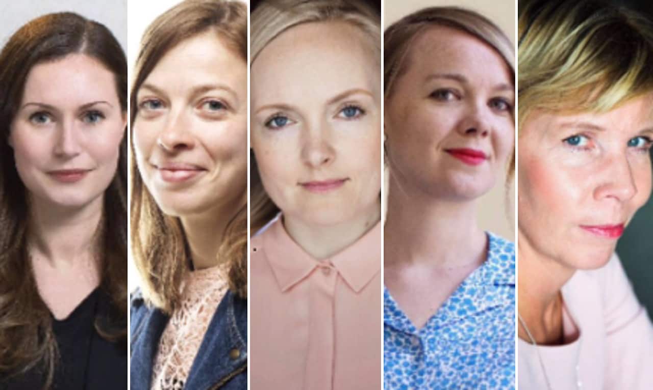 Some of the high-profile women in Finland's government.