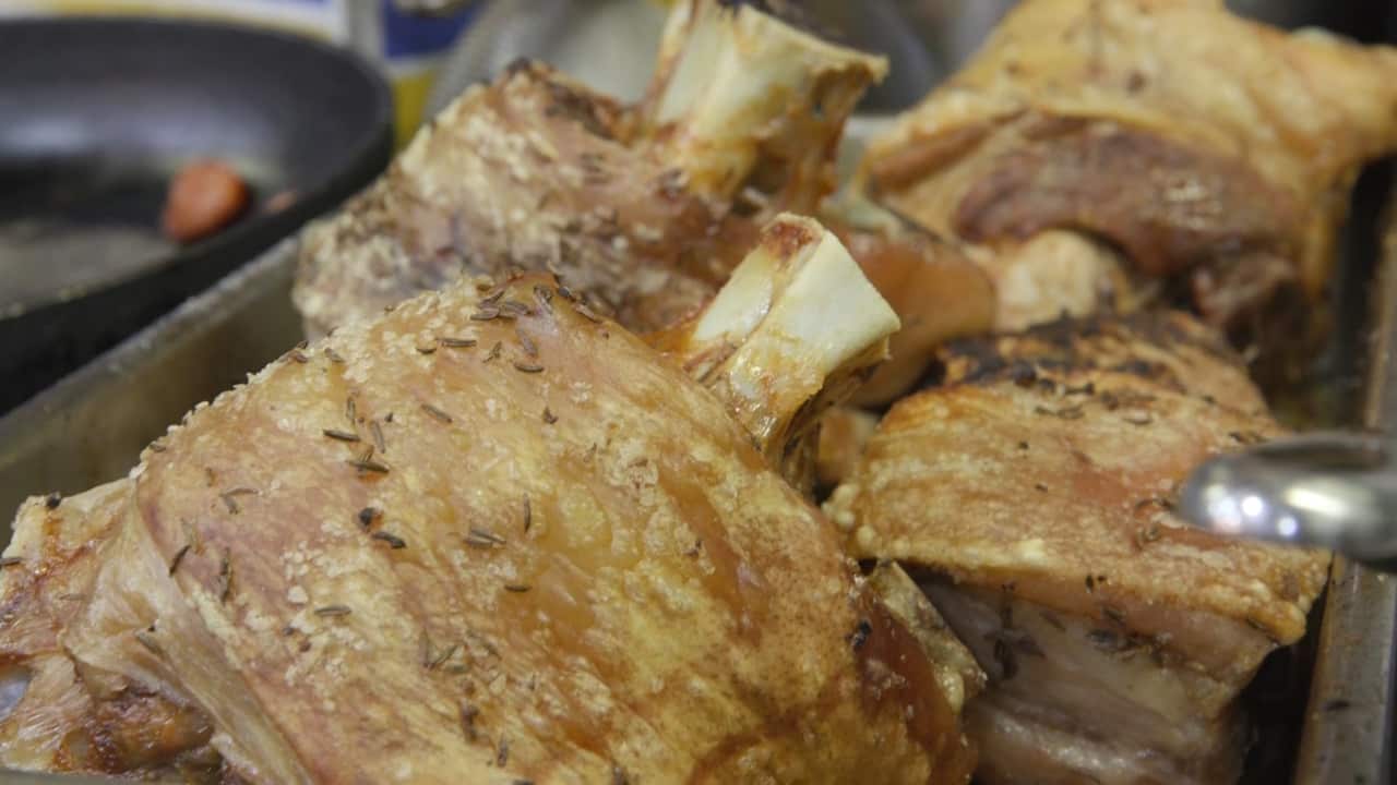 Stuyvesant's House famous pork crackling.