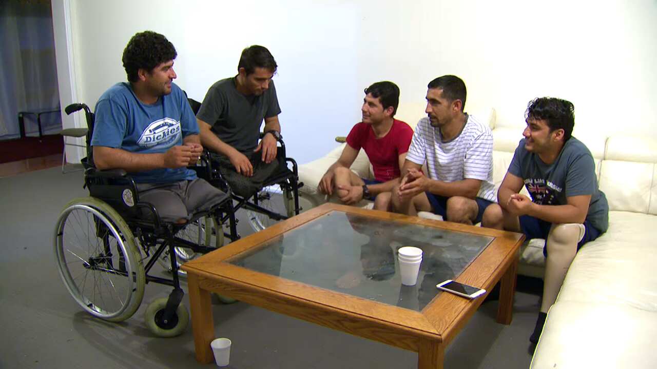 The athletes talk to SBS News.