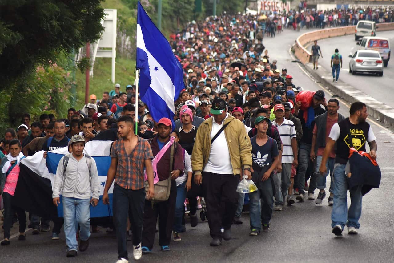 Honduras immigrants caravan