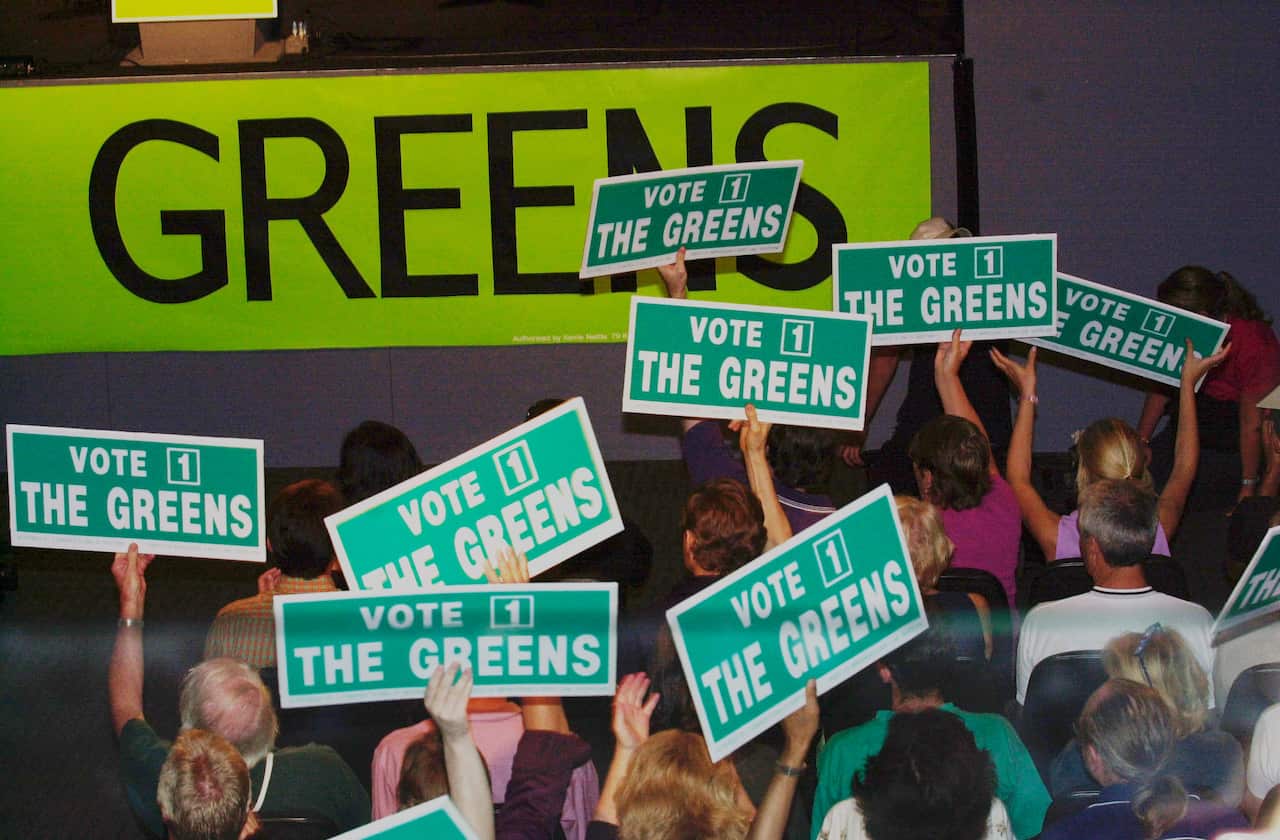 Sydney, October, 2001. The Australian Greens launched their federal election campaign