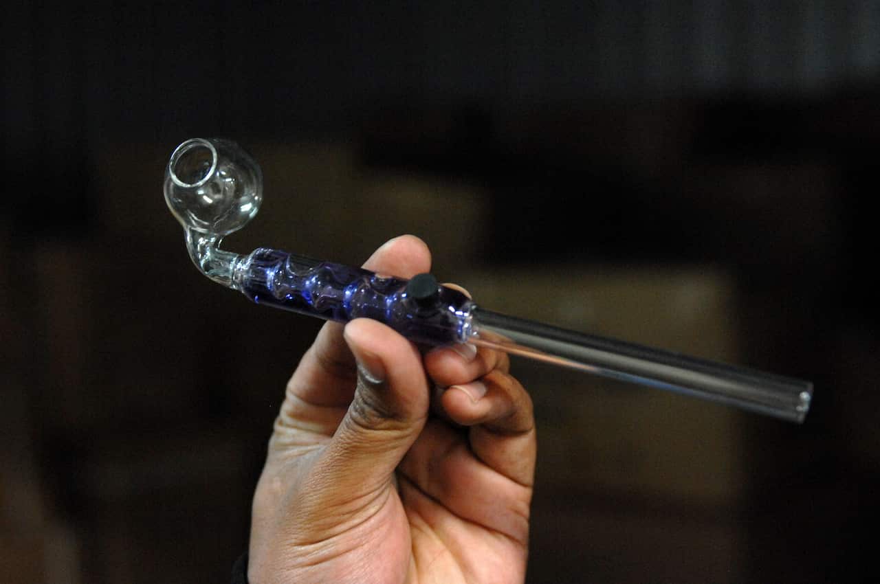 An ice pipe in Melbourne, Monday, July 2, 2007. The item was one of 76,00 dangerous products seized last financial year, a record total haul for an Australian state or territory. (AAP Image/Julian Smith) NO ARCHIVING