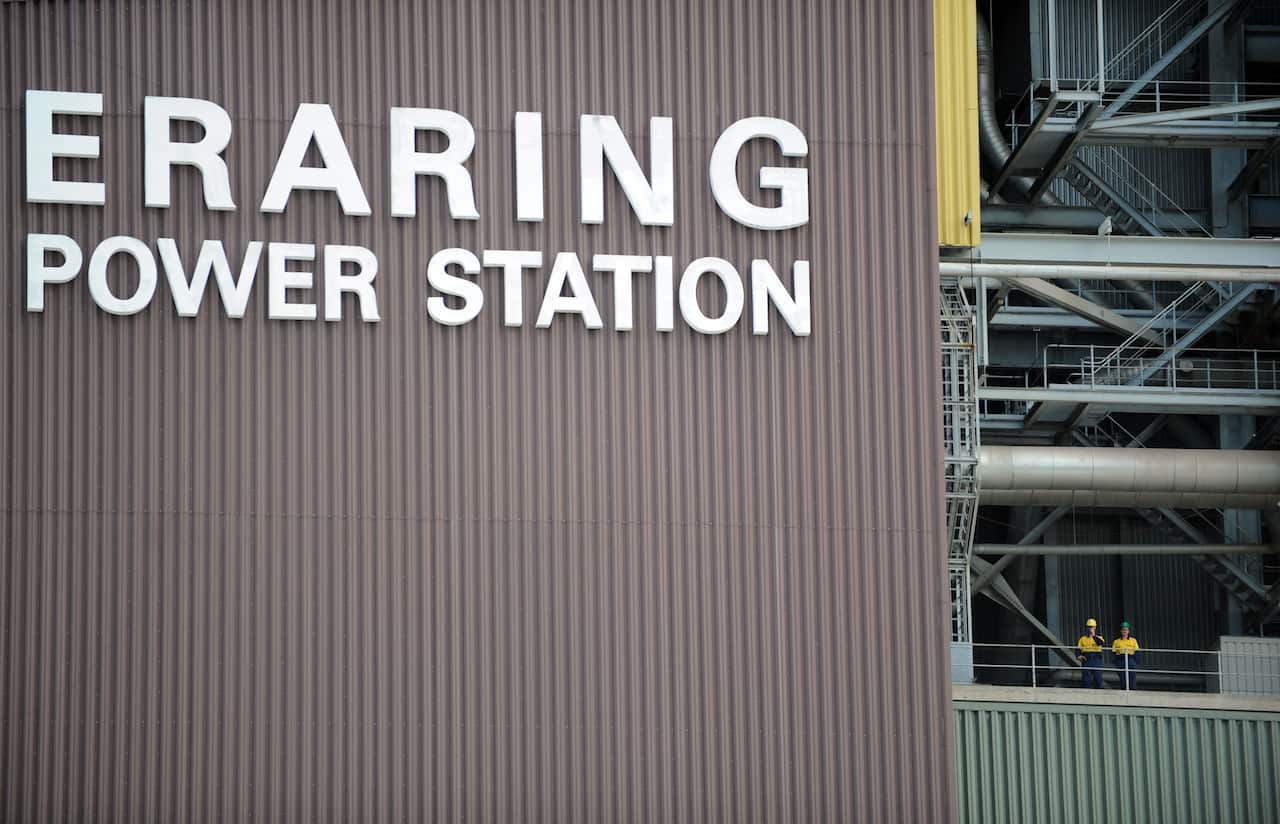 File: Australia's largest coal-fired power stations, the Eraring Power Station at Lake Macquarie, Sydney.