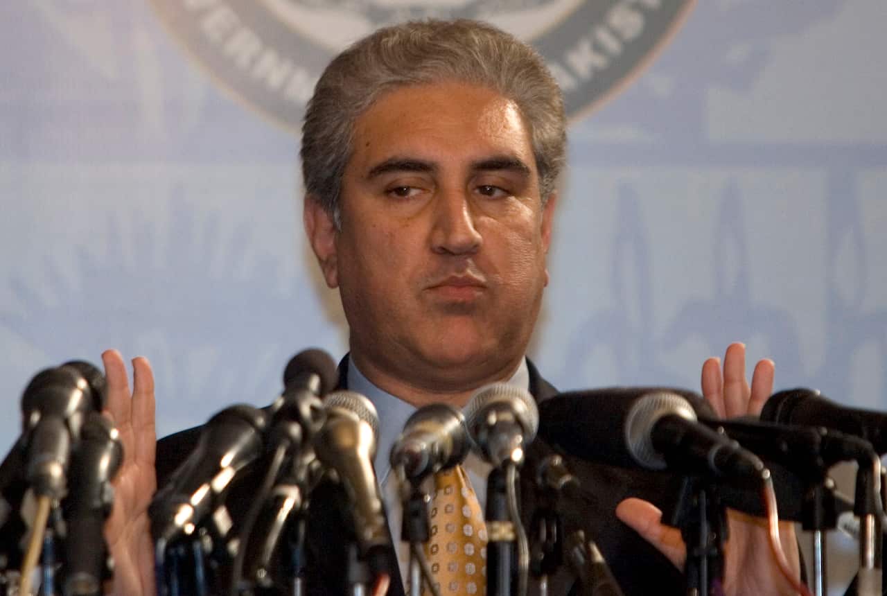 Pakistan Foreign Minister Shah Mahmood Qureshi.