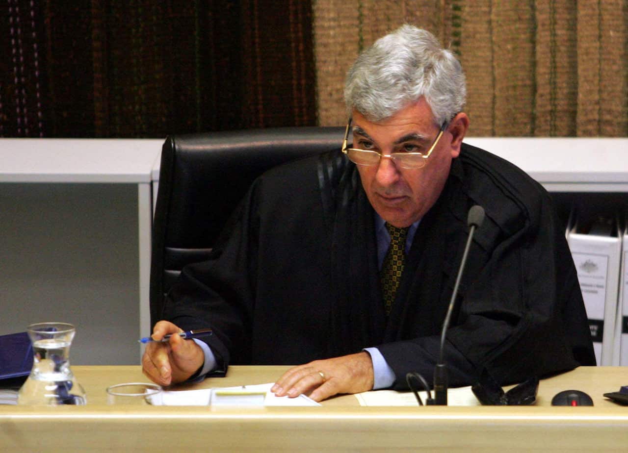 The head of the disability royal commission is former Federal Court judge Ronald Sackville.