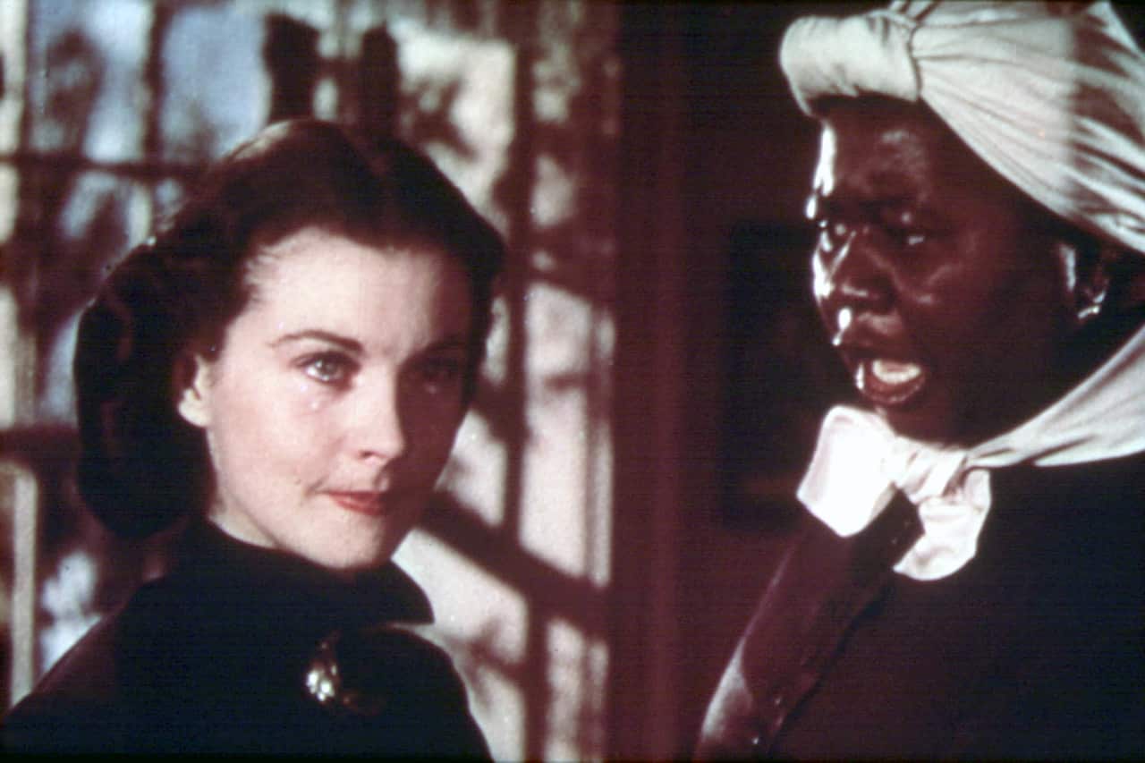 Vivien Leigh and Hattie McDaniel in 1939 film Gone with the Wind.