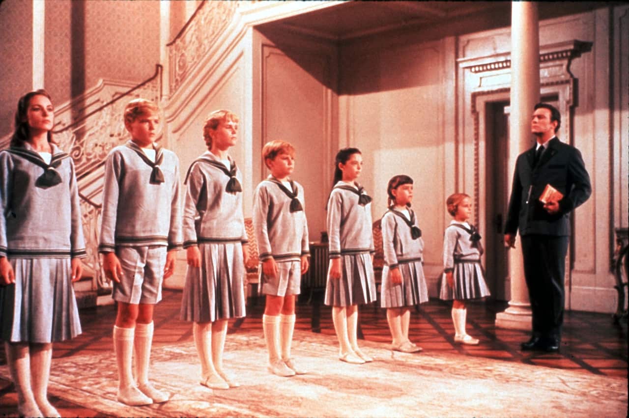 Christopher Plummer (right) is seen in a still from ‘The Sound of Music’