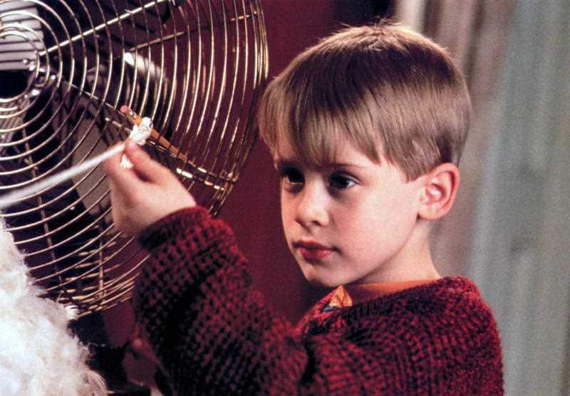 Macaulay Culkin in Home Alone.