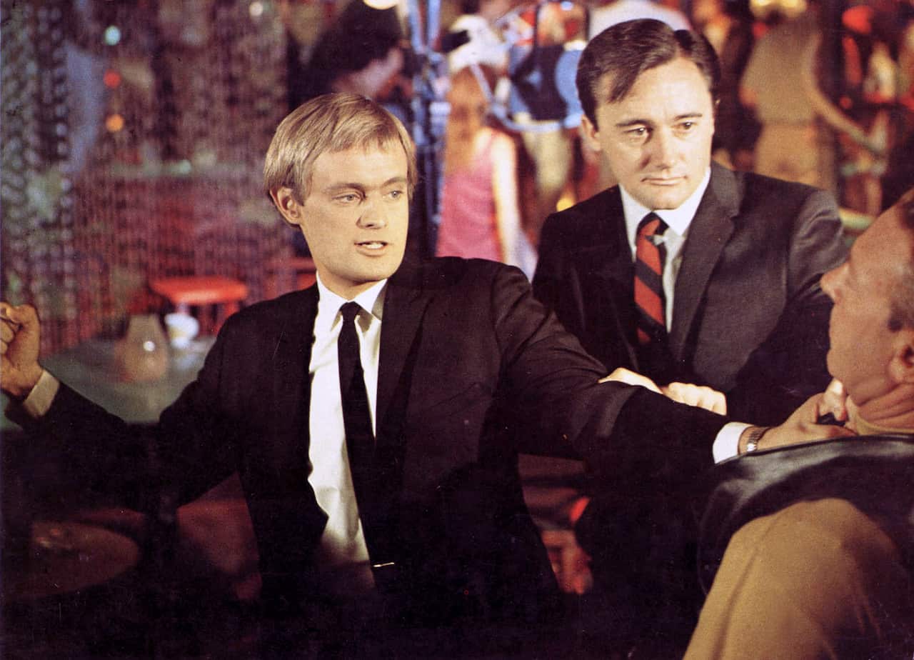 THE KARATE KILLERS [US 1967]   DAVID MCCALLUM as Illya Kuryakin, ROBERT VAUGHN as Napoleon Solo     Date: 1967