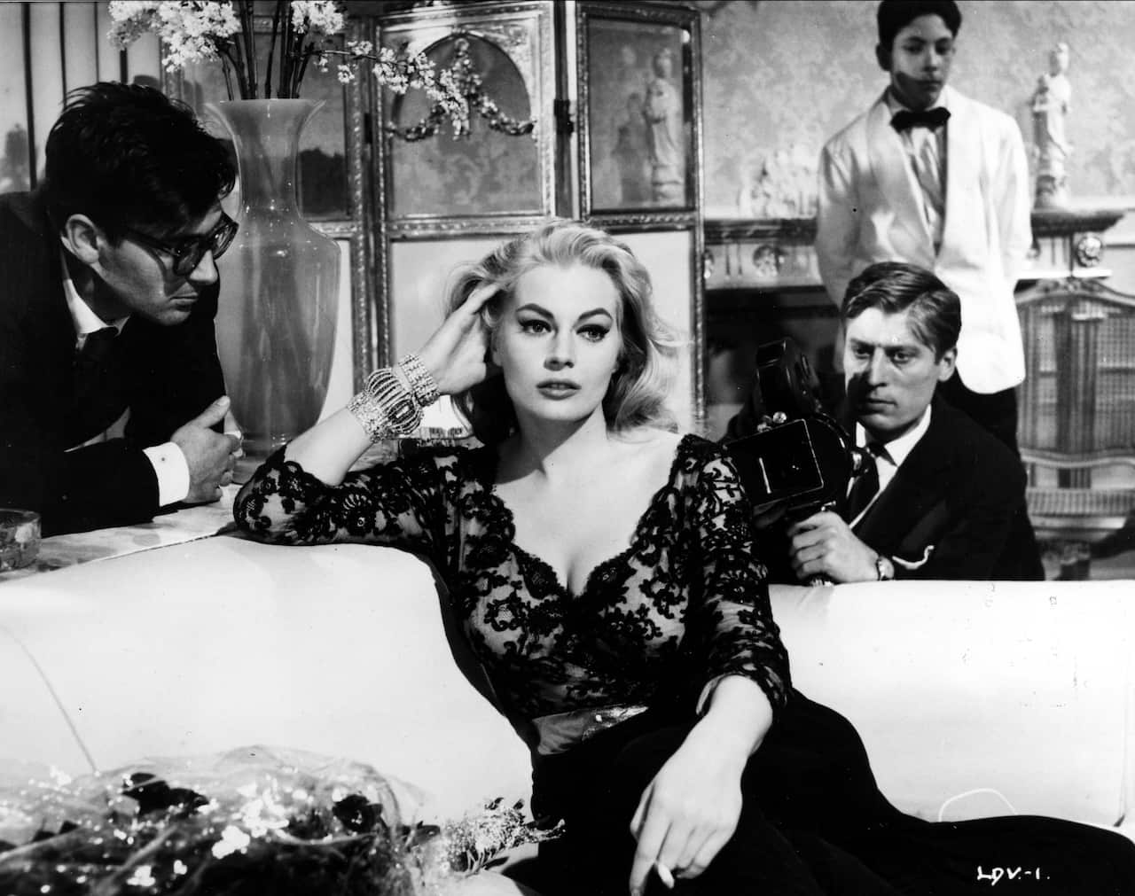 Anita Ekberg in Federico Fellini's La Dolce Vita. (Mary Evans Picture Library/AAP)
