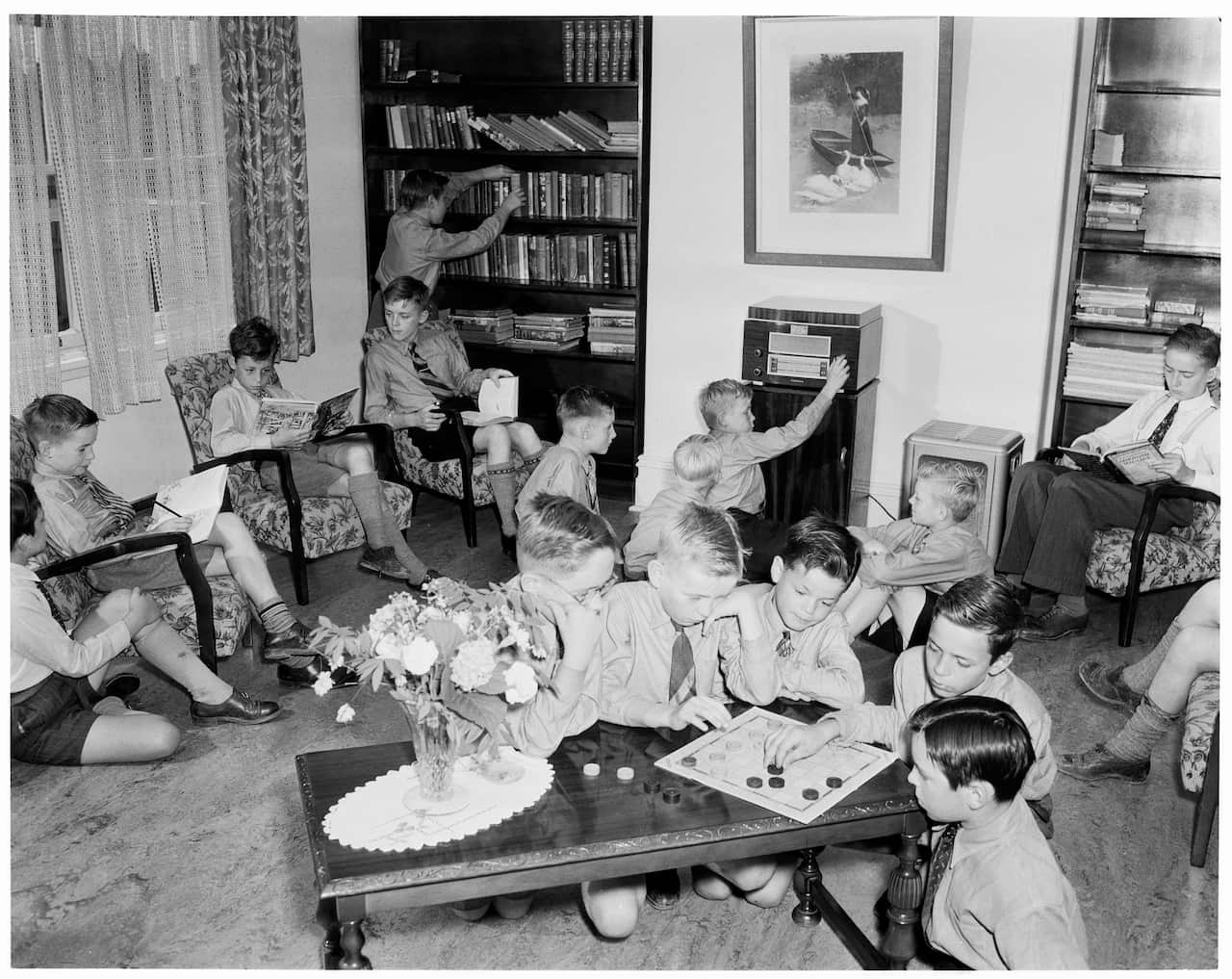 British Orphans at Melrose House near Parramatta.