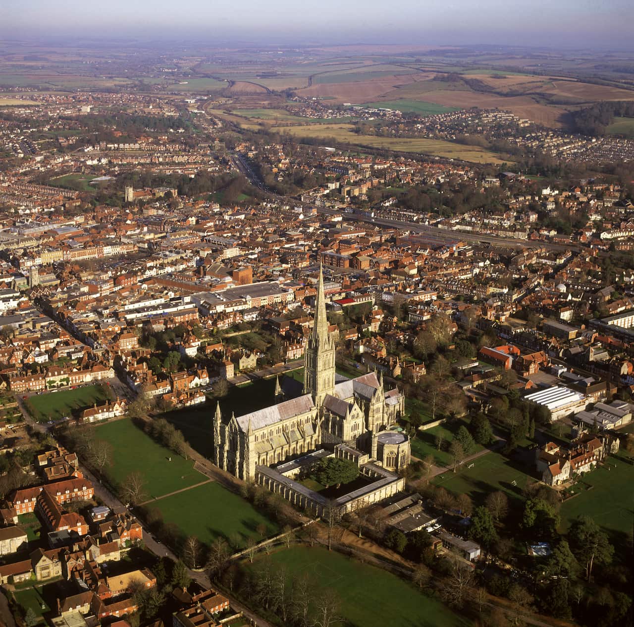 Salisbury Cathedral, where one of the original versions of the Manga Carta is housed.