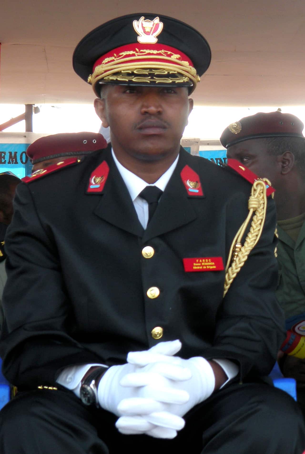 Bosco Ntaganda attends the 50th anniversary celebration of Congo's independence in 2010.