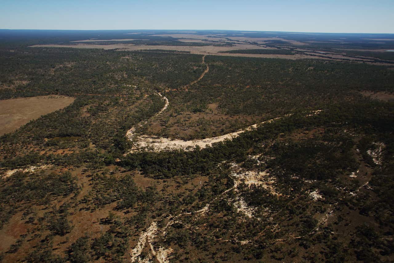 The Galilee basin in central Queensland. 