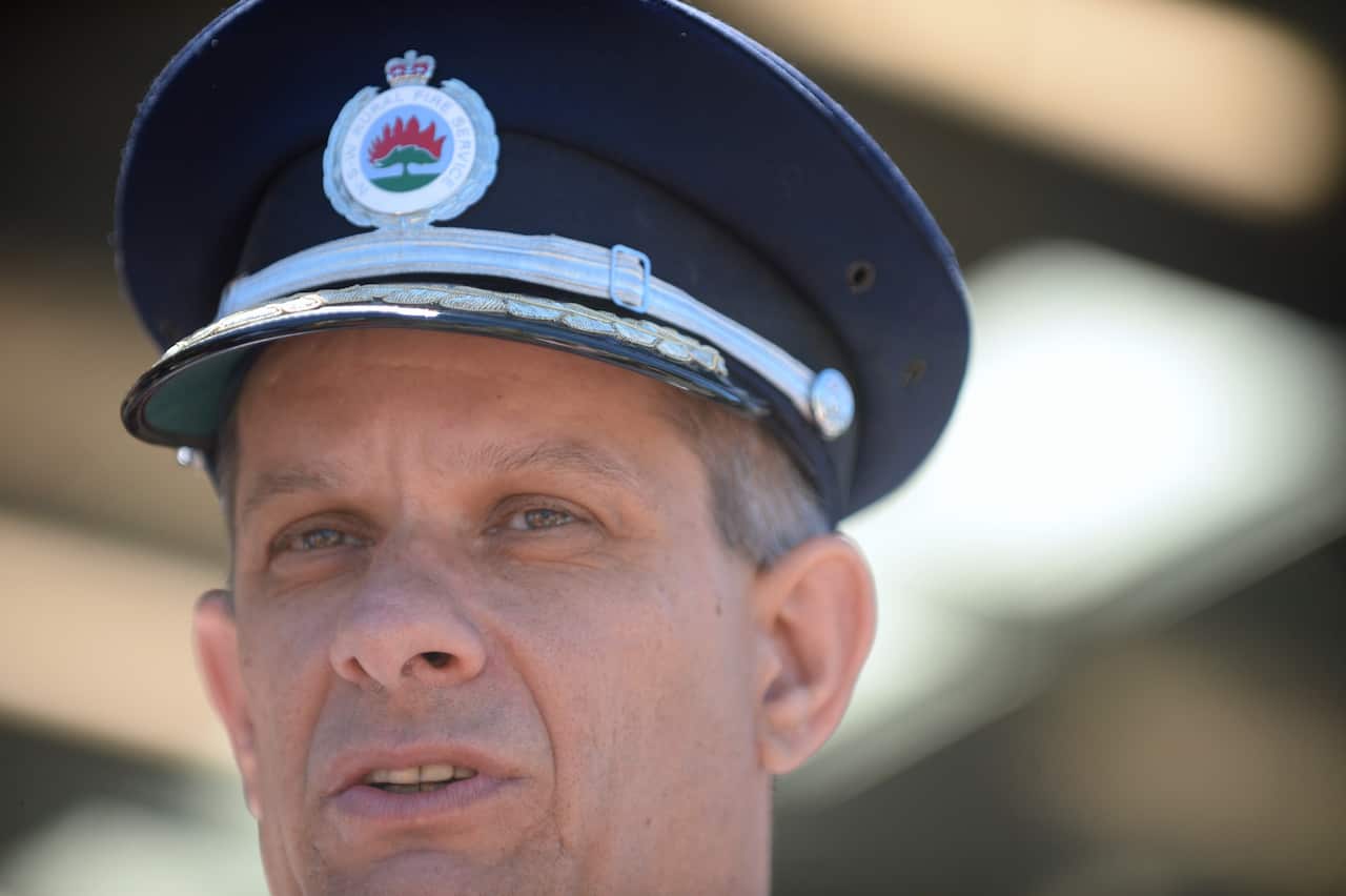 NSW Rural Fire Service deputy commissioner Rob Rogers.