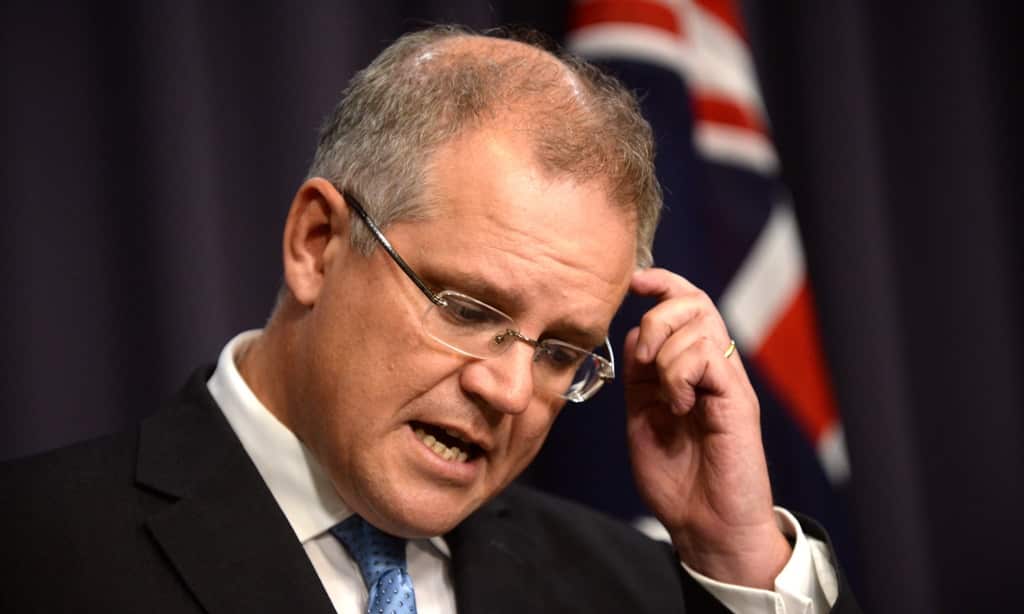 Immigration Minister Scott Morrison commenting on the Manus Island asylum seekers unrest, February 17, 2014. (AAP)