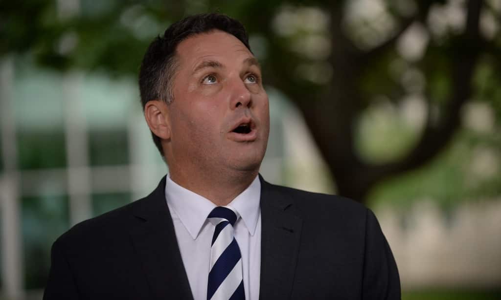 Shadow Immigration Minister Richard Marles commenting on the Manus Island situation and the release of asylum seeker's personal details, February 19, 2014. (AAP)