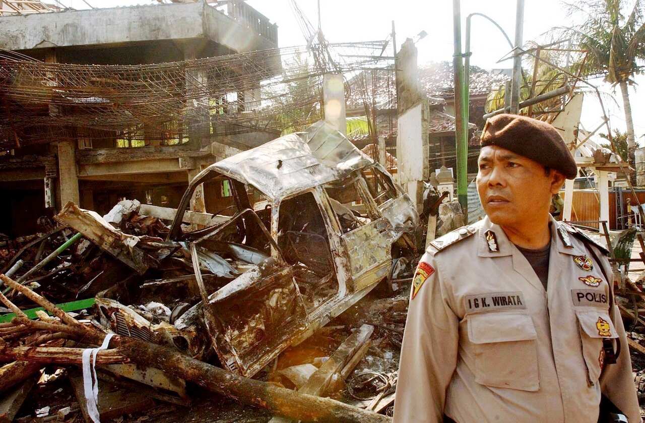 A file photo of the Bali bombing.