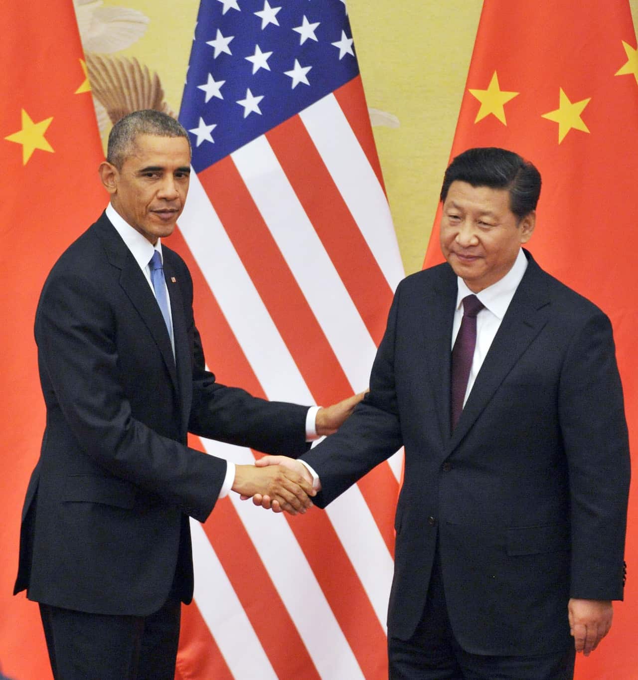 Chinese President Xi Jinping and U.S. President Barack Obama have agreed to reduce the risk of military conflict and combat climate change, Beijing Nov. 12, 2014. (AAP)