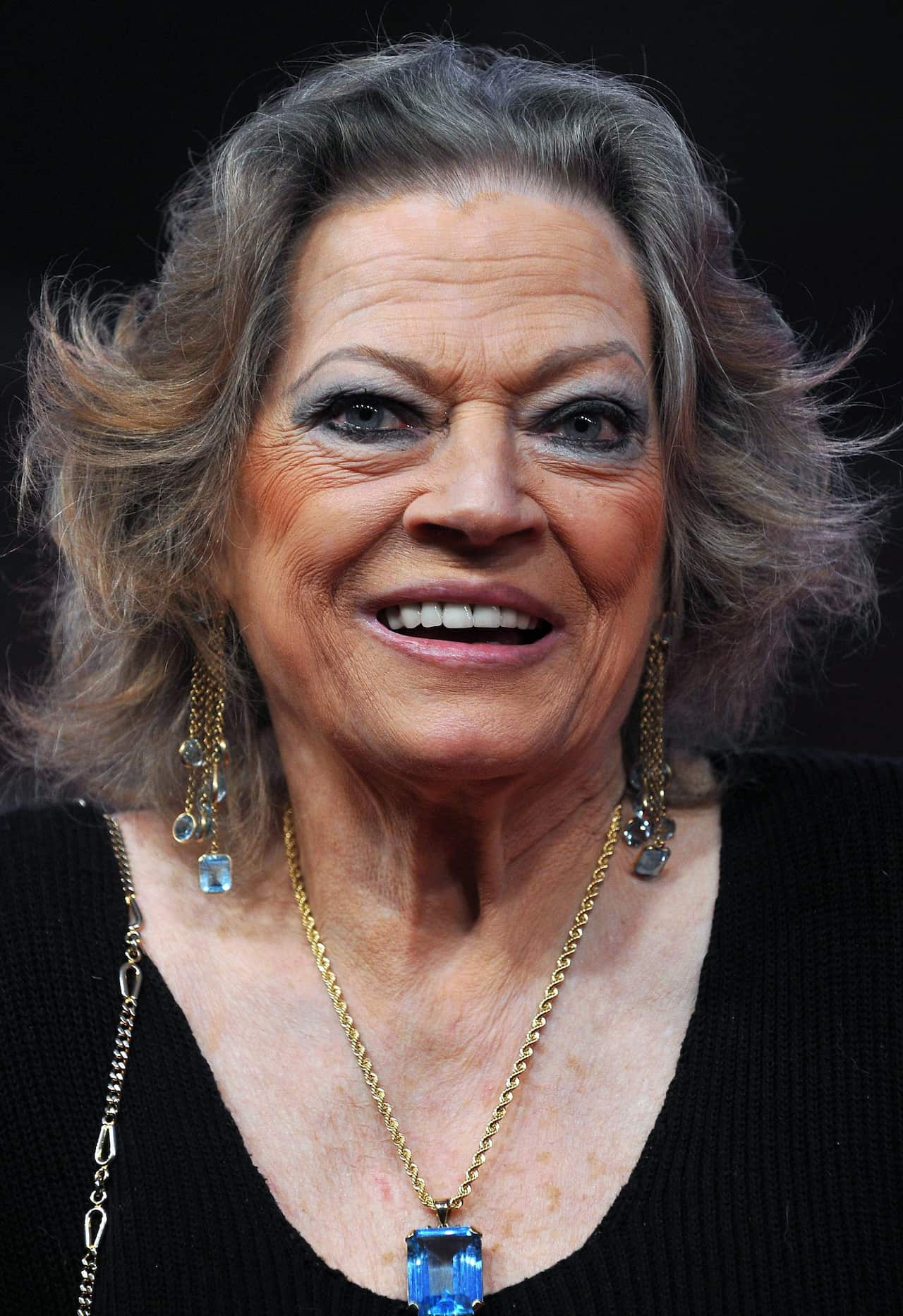 Swedish actress Anita Ekberg at the Rome International Film Festival in 2010. (EPA)