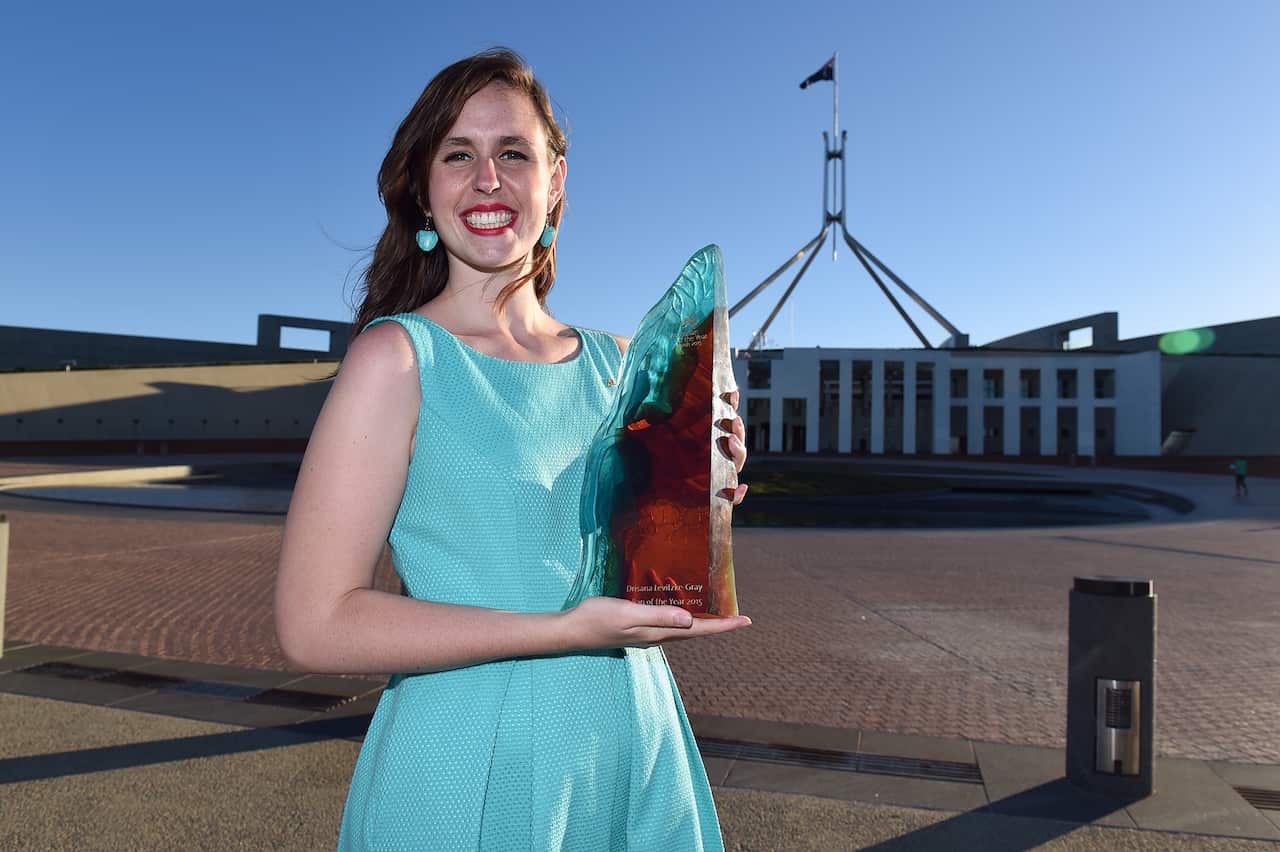 Young Australian of the Year Drisana Levitzke-Gray.
