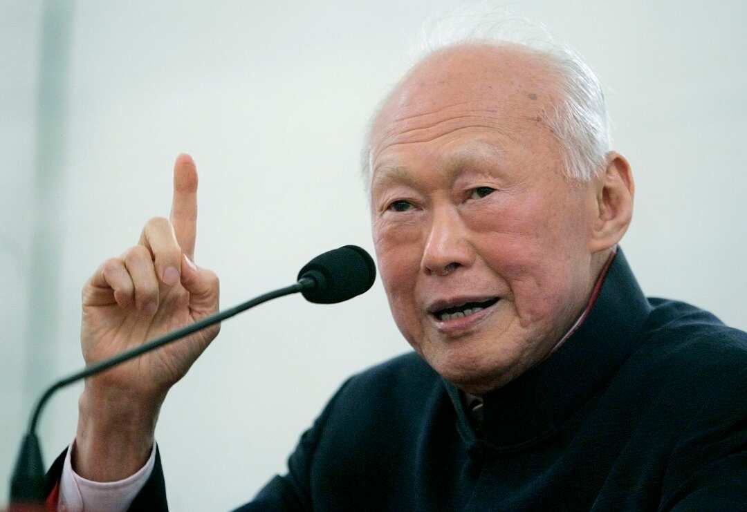 Lee Kuan Yew  in 2004.
