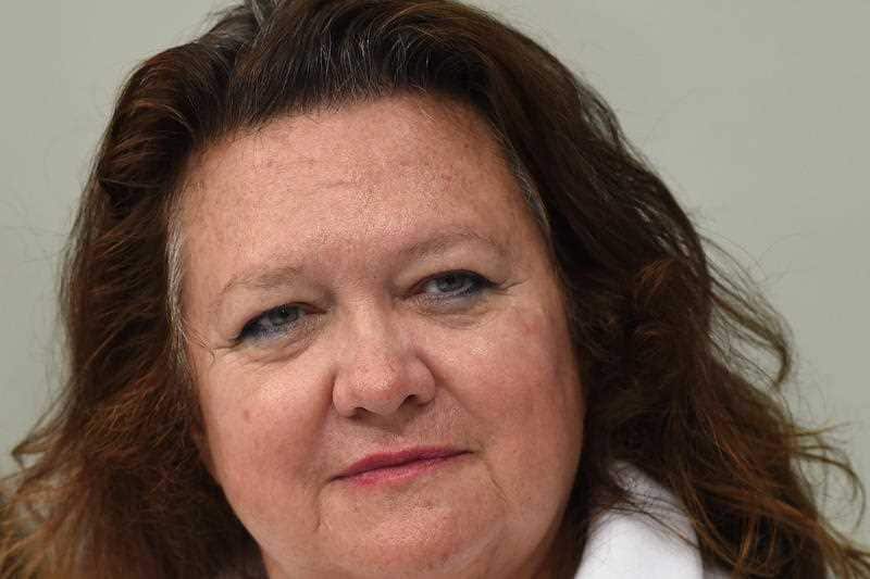 The only woman to make the top 10, Gina Rinehart.