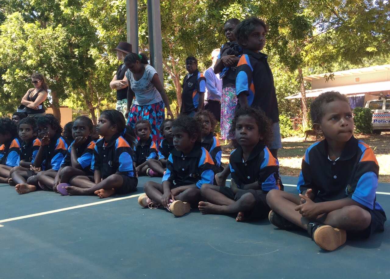 Students at Warruwi School on Goulburn Island.