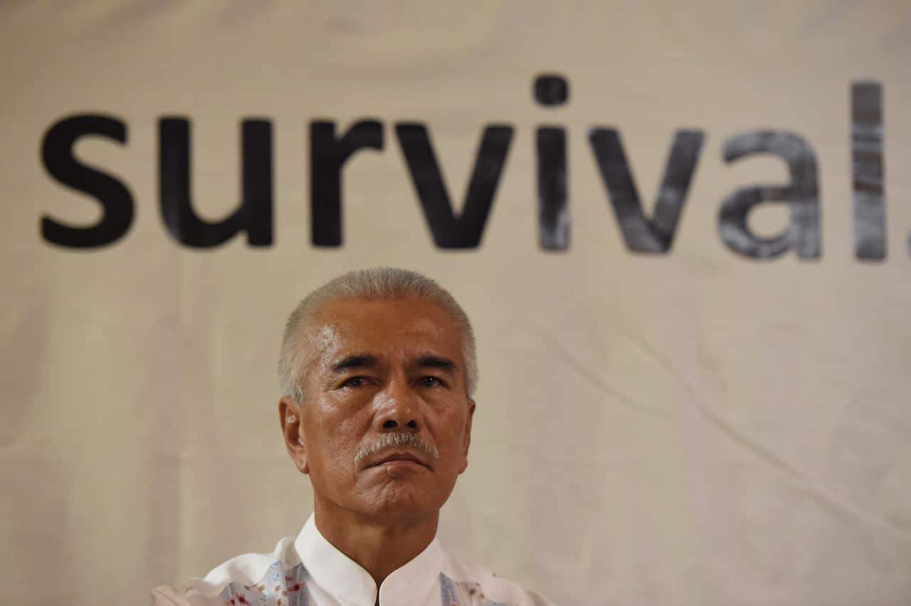 Kiribati's President Anote Tong at a press conference as part of the Pacific Islands Forum in Port Moresby, Papua New Guinea, Tuesday, Sept. 8, 2015. ( AAP Image/Mick Tsikas) NO ARCHIVING
