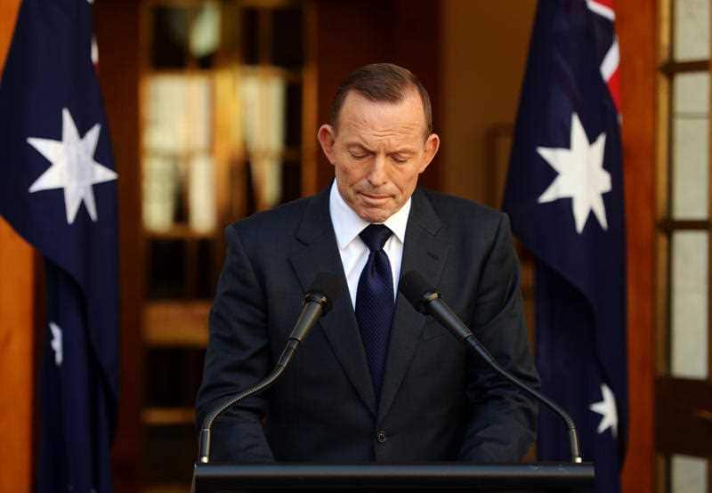 Former Australian Prime Minister Tony Abbott.