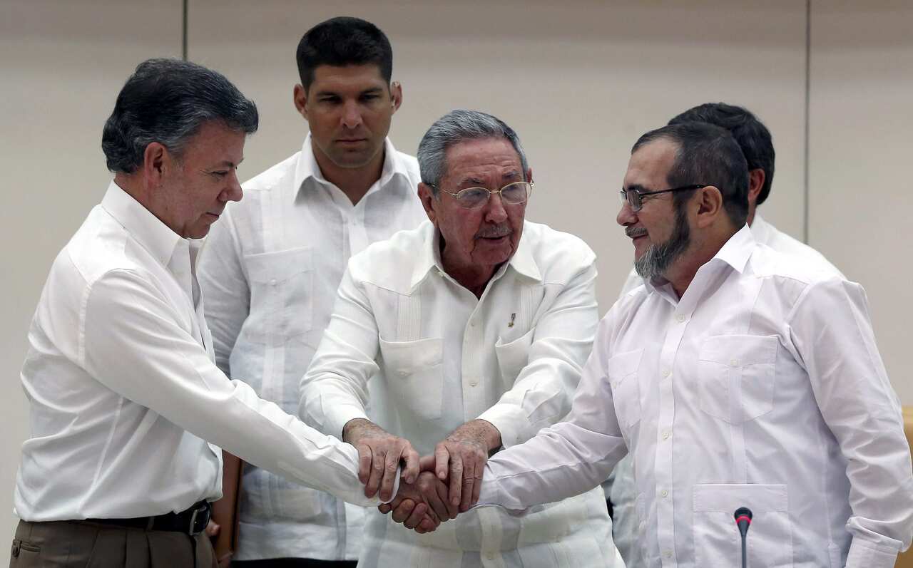 Peace was reached after a decades-long insurgency