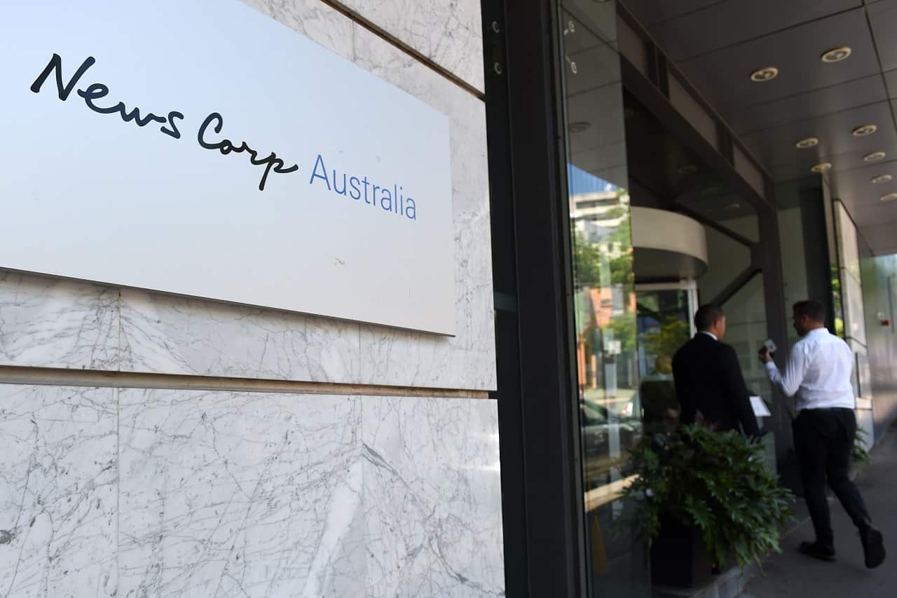 The News Corp Australia office in Sydney.