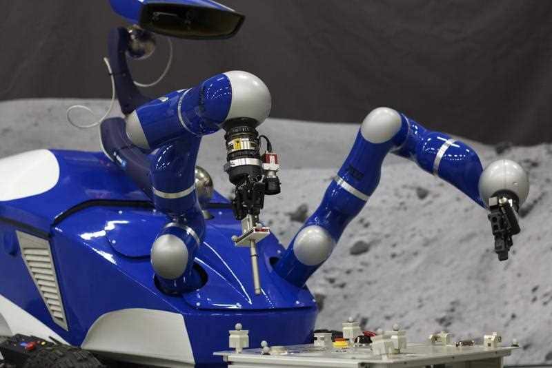 The Interact Centaur Rover...Russian Space Agency Roscosmos plan to send a lander to the Moon's South Pole to explore the feasability of a permanent human settlement on the Moon. (EPA/ESA)