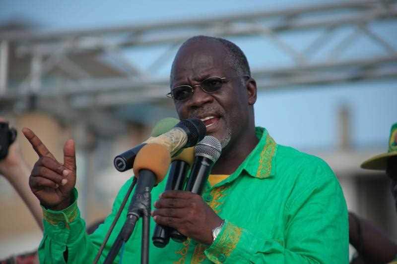 A file photo of Tanzania's former president John Magufuli.
